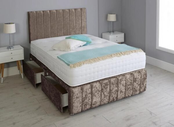 Deep Warm Taupe Divan Bed – Standard Base