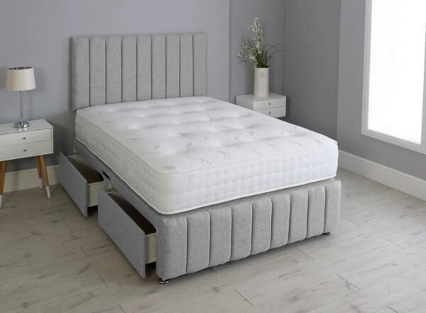 Neutral Gray Divan Bed – Ottoman Base