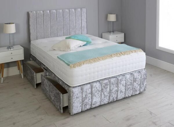Blue-Gray Divan Bed – Standard Base